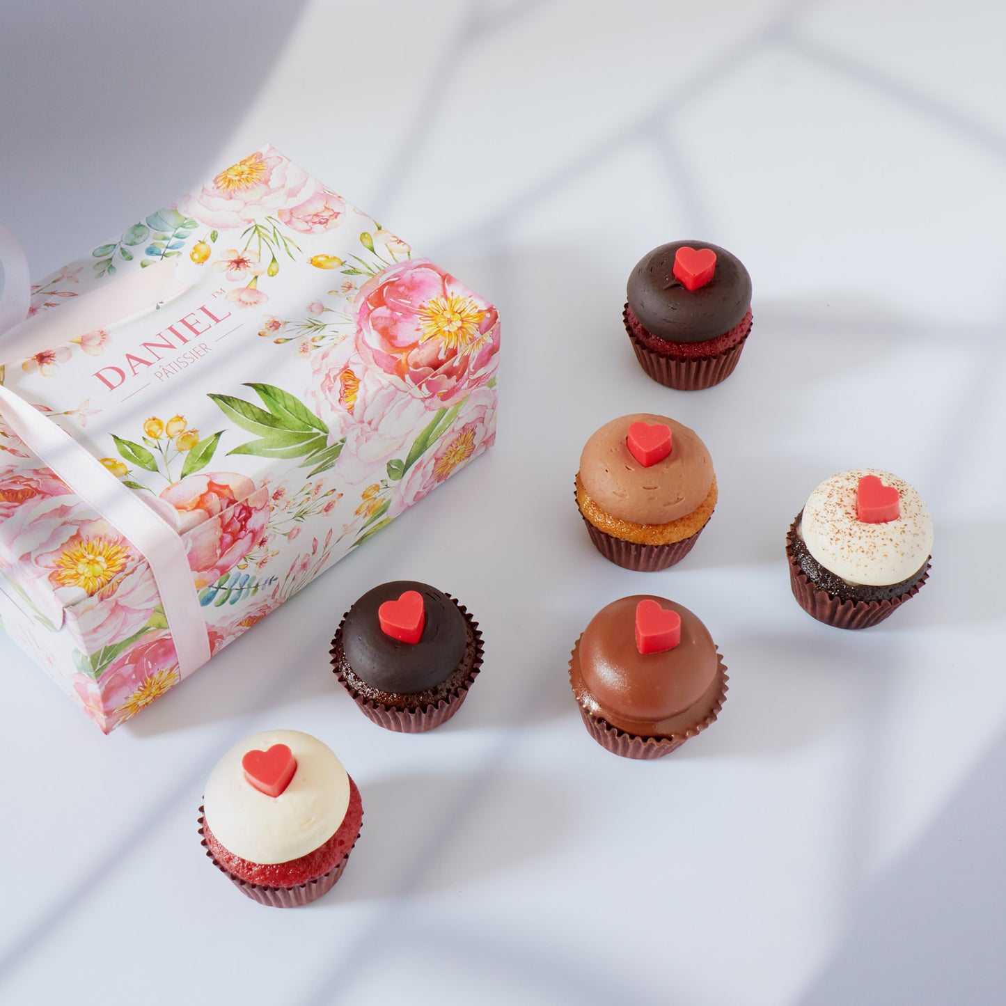 Valentine's Cupcake Box Of 6